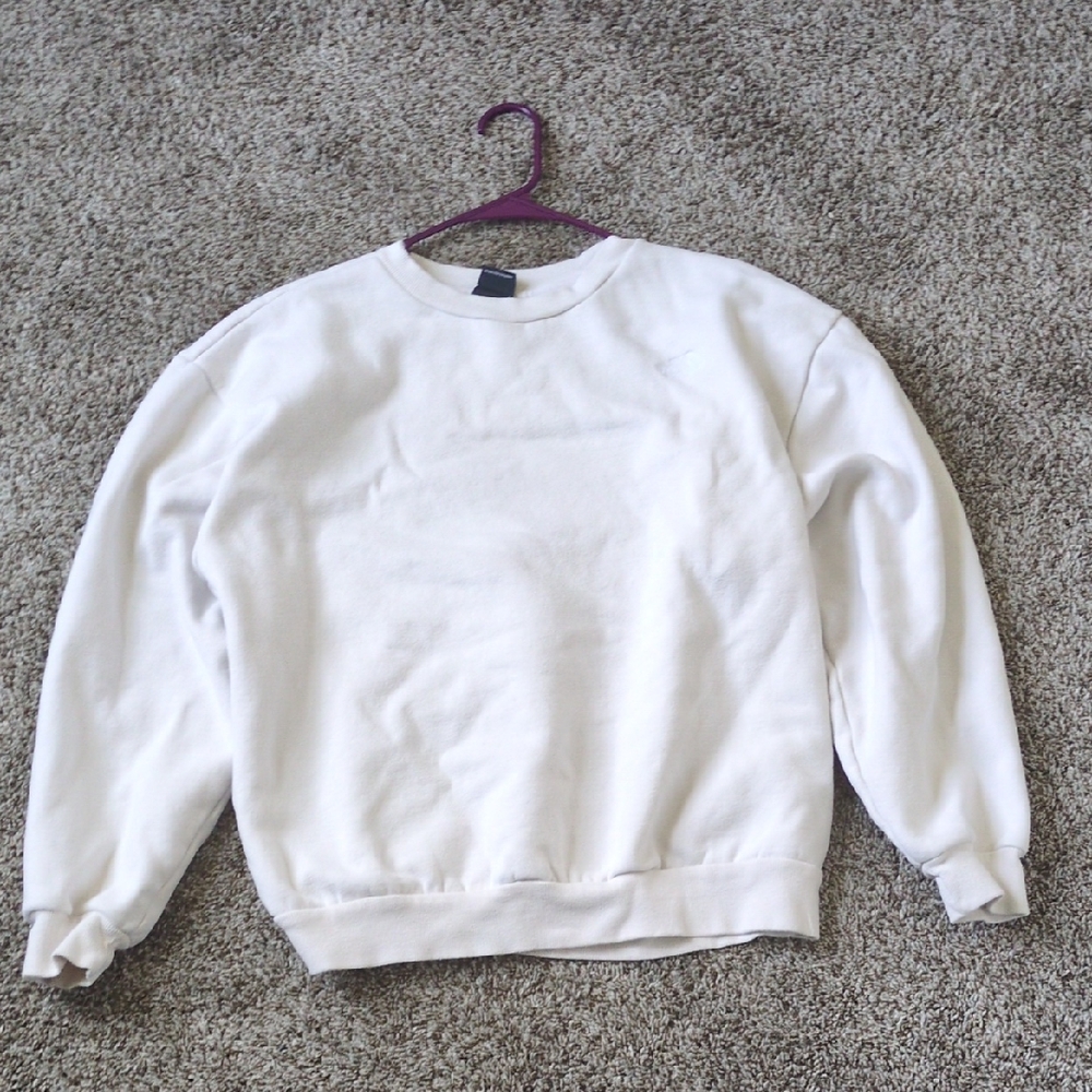 The North Face White Crewneck Sweater
